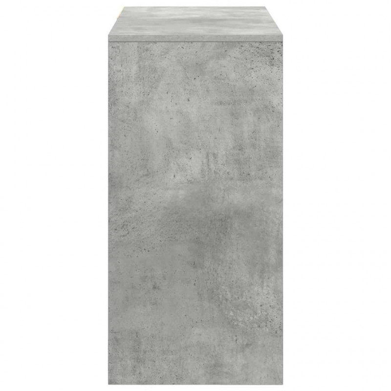 Biurko Betonowy szary 90 x 37.5 x 75 cm Materiał drewnopochodny