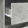Biurko Betonowy szary 90 x 37.5 x 75 cm Materiał drewnopochodny