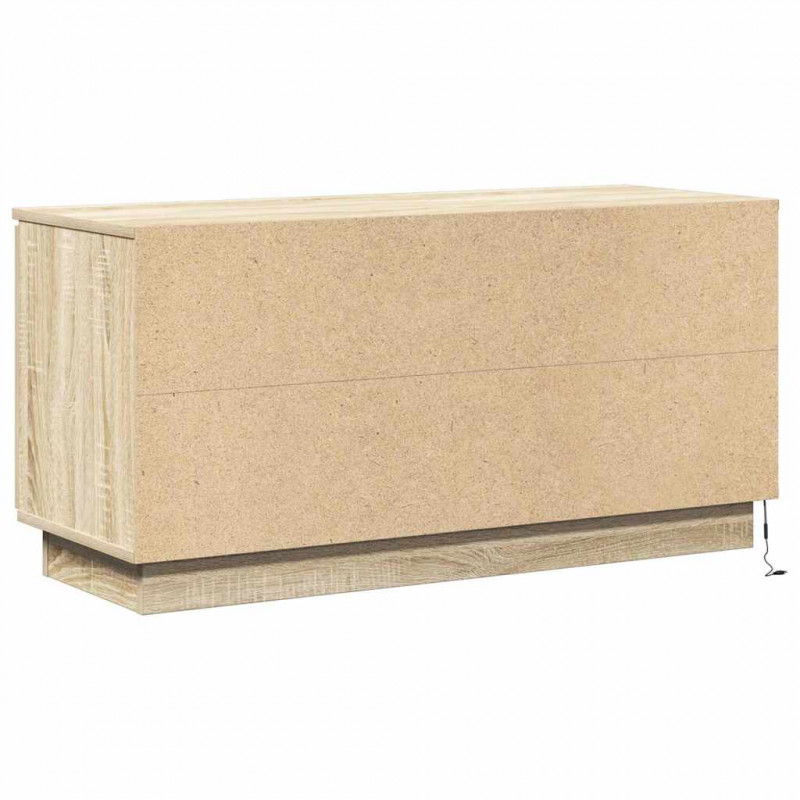 Szafka pod telewizor Ze LED Lights Dąb Sonoma 100 x 38 x 49 cm
