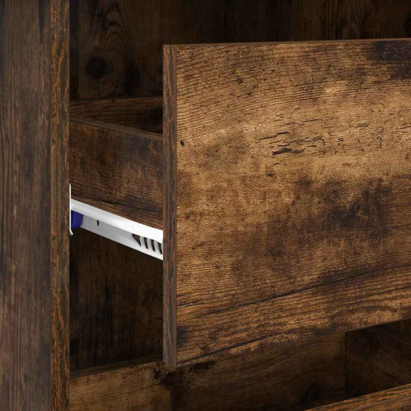 Biurko Dąb wędzony 90 x 37.5 x 75 cm Materiał drewnopochodny