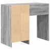 Biurko Szary Sonoma 90 x 37.5 x 75 cm Materiał drewnopochodny