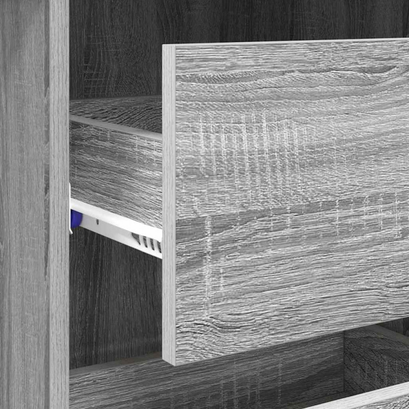 Biurko Szary Sonoma 90 x 37.5 x 75 cm Materiał drewnopochodny