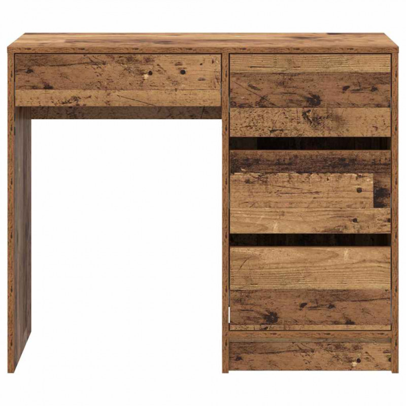 Biurko Stare drewno 90 x 37.5 x 75 cm Materiał drewnopochodny