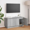 Szafka pod telewizor Szary Sonoma 100 x 38 x 49 cm