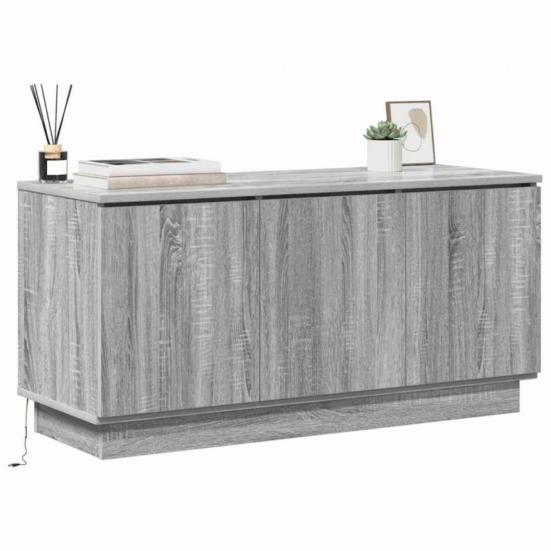 Szafka pod telewizor Szary Sonoma 100 x 38 x 49 cm
