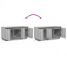 Szafka pod telewizor Szary Sonoma 100 x 38 x 49 cm