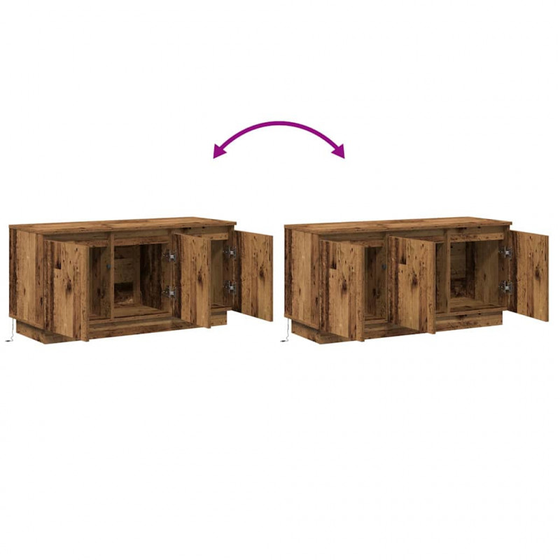 Szafka pod telewizor Stare drewno 100 x 38 x 49 cm