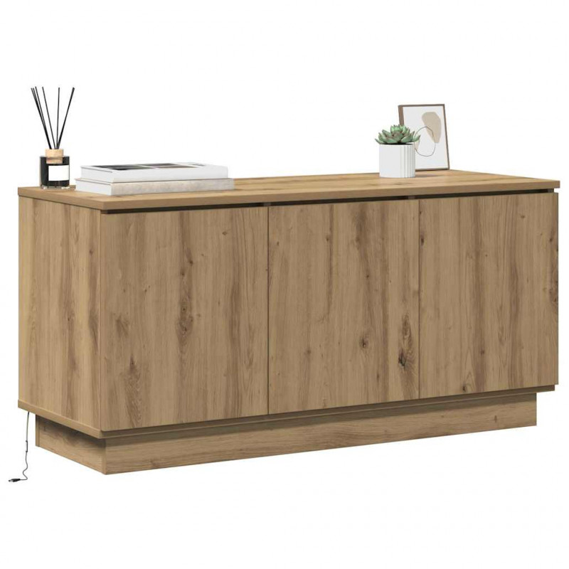 Szafka pod telewizor Dąb rzemieślniczy 100 x 38 x 49 cm