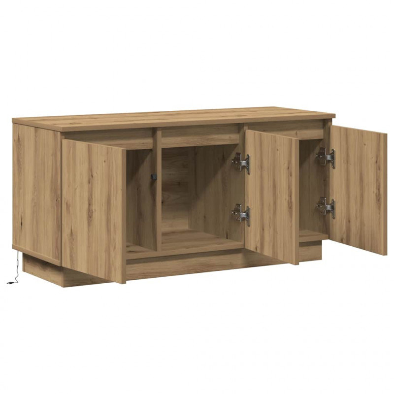 Szafka pod telewizor Dąb rzemieślniczy 100 x 38 x 49 cm