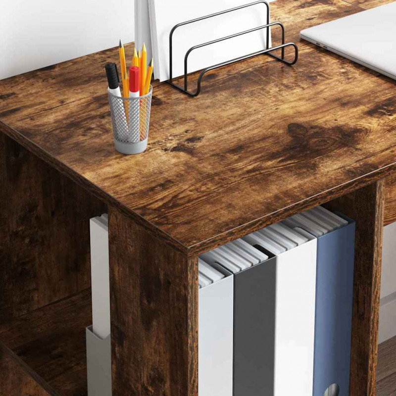 Biurko Dąb wędzony 130 x 50,5 x 75 cm Materiał drewnopochodny
