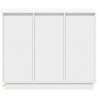Komoda LED Biały 90 x 32 x 75 cm Materiał drewnopochodny