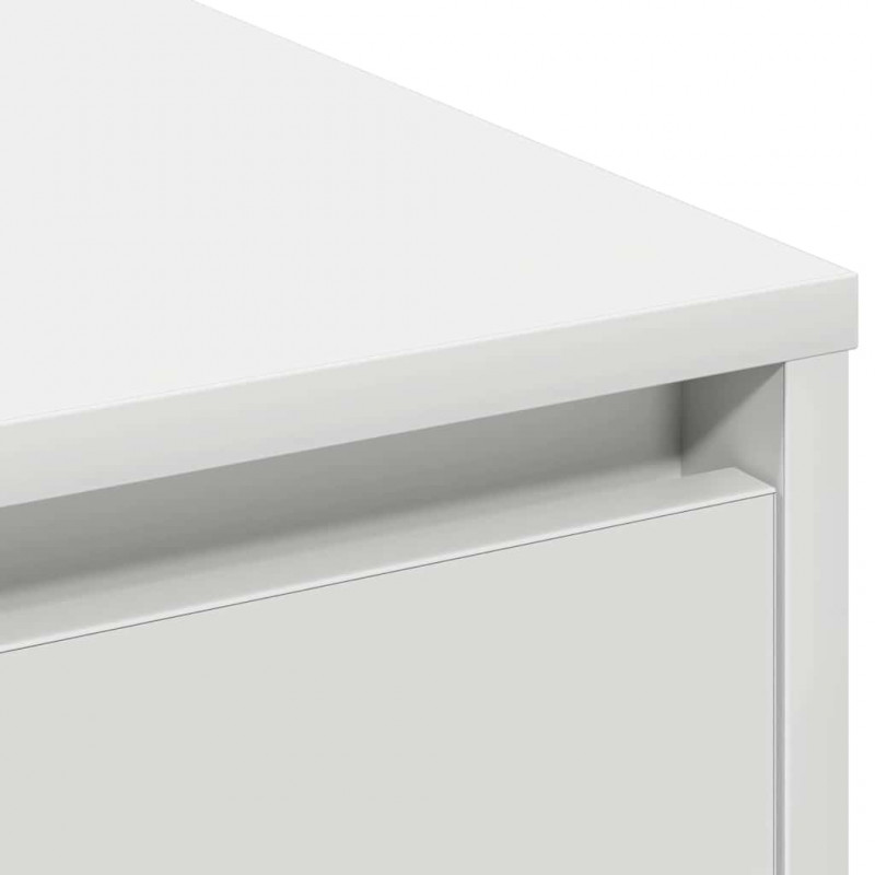 Komoda LED Biały 90 x 32 x 75 cm Materiał drewnopochodny