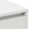 Komoda LED Biały 90 x 32 x 75 cm Materiał drewnopochodny