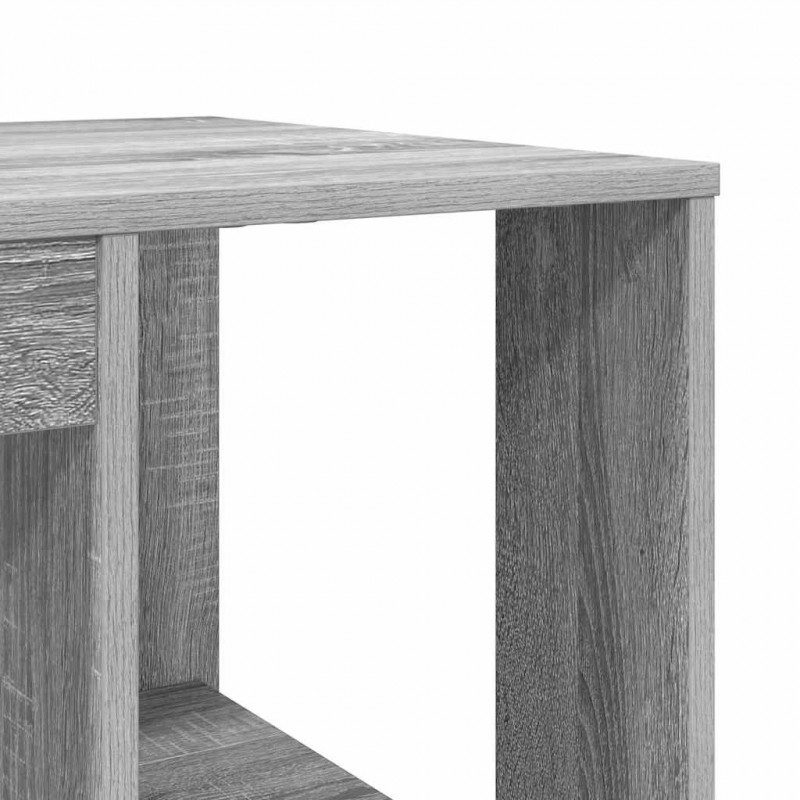 Biurko Szary Sonoma 130 x 50,5 x 75 cm Materiał drewnopochodny