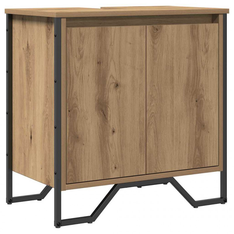 Szafka pod umywalkę Dąb rzemieślniczy 60 x 35 x 60 cm