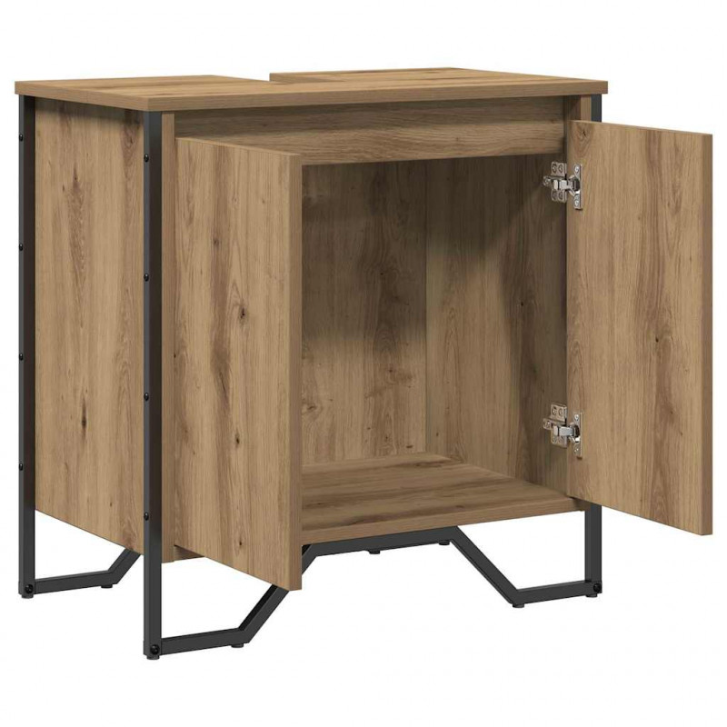 Szafka pod umywalkę Dąb rzemieślniczy 60 x 35 x 60 cm