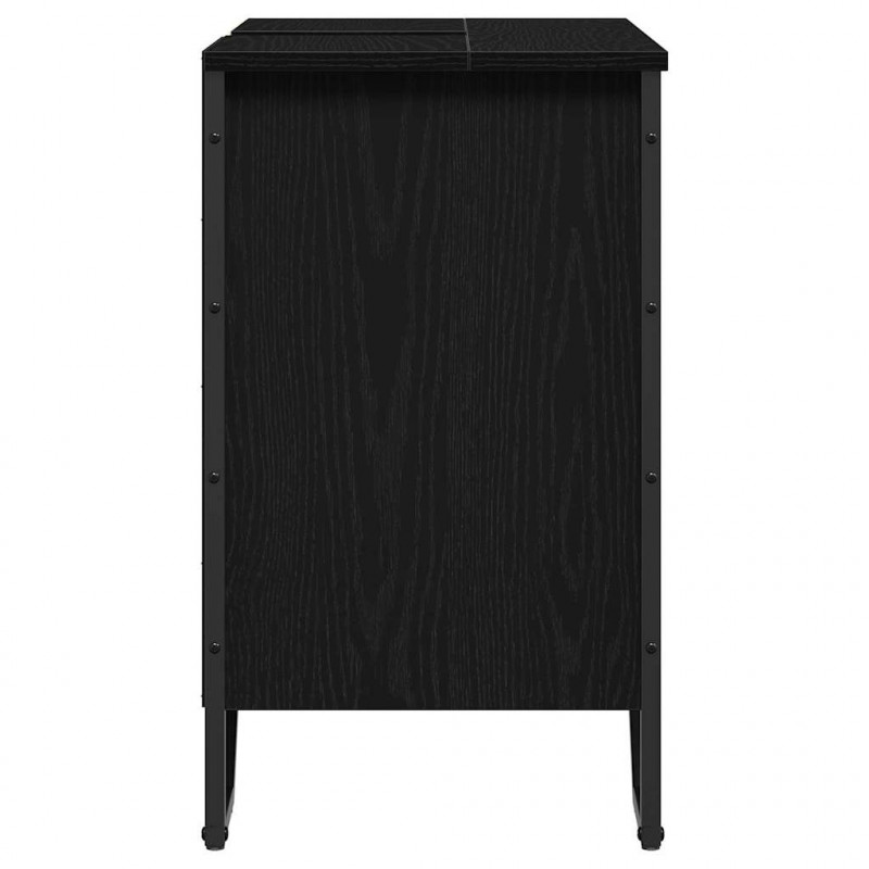Szafka pod umywalkę z drzwiami Czarny Dąb 60 x 35 x 60 cm