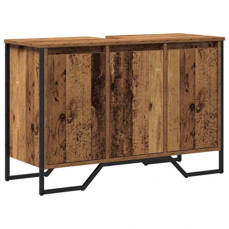 Szafka pod zlew Inny z drzwiami Stare drewno 91 x 35 x 60 cm
