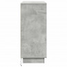 Komoda LED Ze LED Lights Betonowy szary 90 x 32 x 75 cm