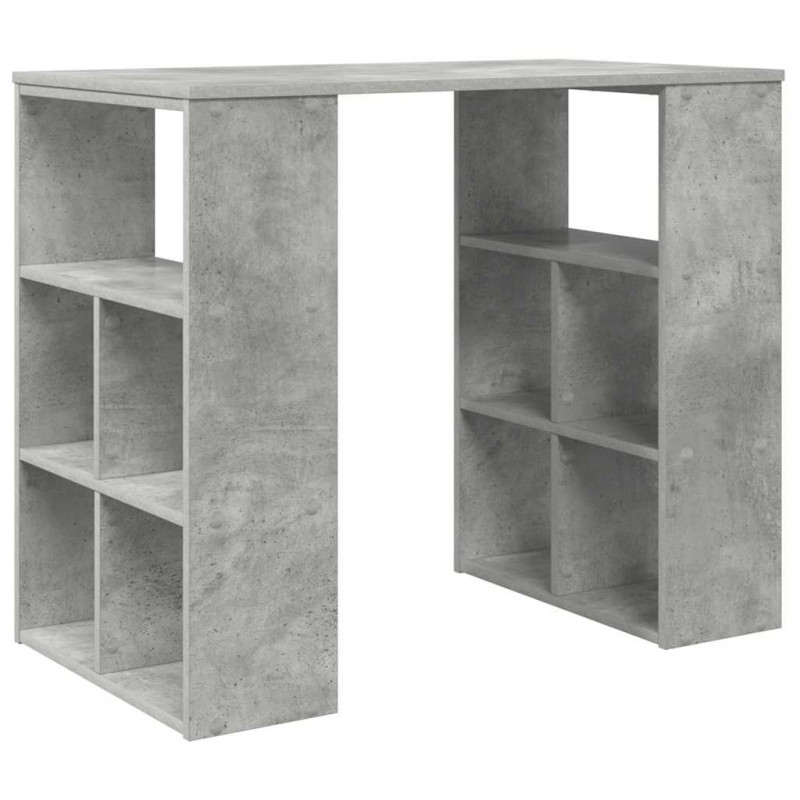 Biurko Betonowy szary 90 x 50 x 75 cm Materiał drewnopochodny