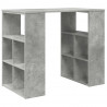 Biurko Betonowy szary 90 x 50 x 75 cm Materiał drewnopochodny