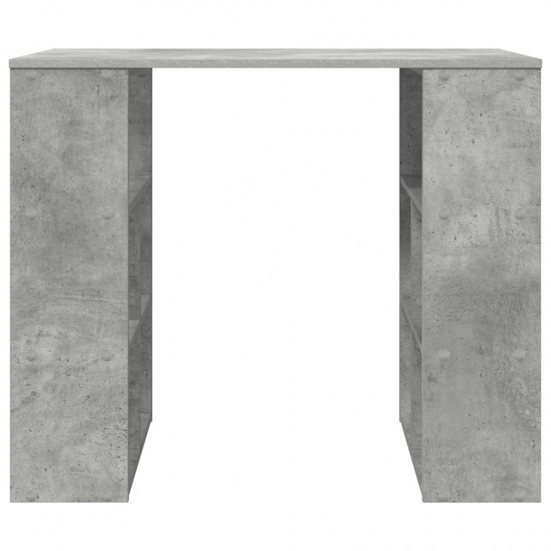 Biurko Betonowy szary 90 x 50 x 75 cm Materiał drewnopochodny