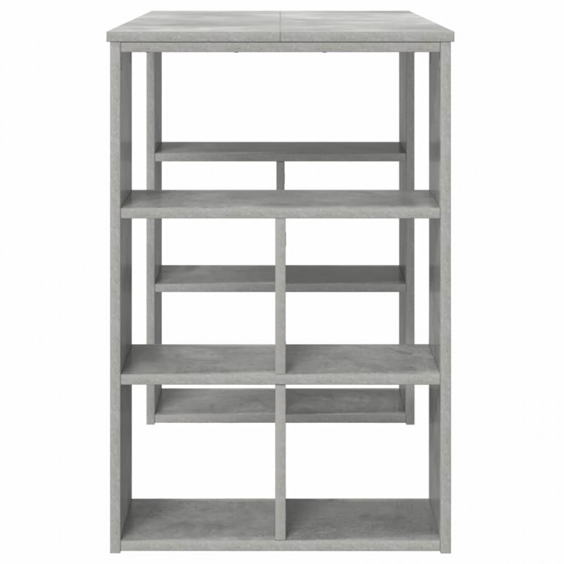 Biurko Betonowy szary 90 x 50 x 75 cm Materiał drewnopochodny