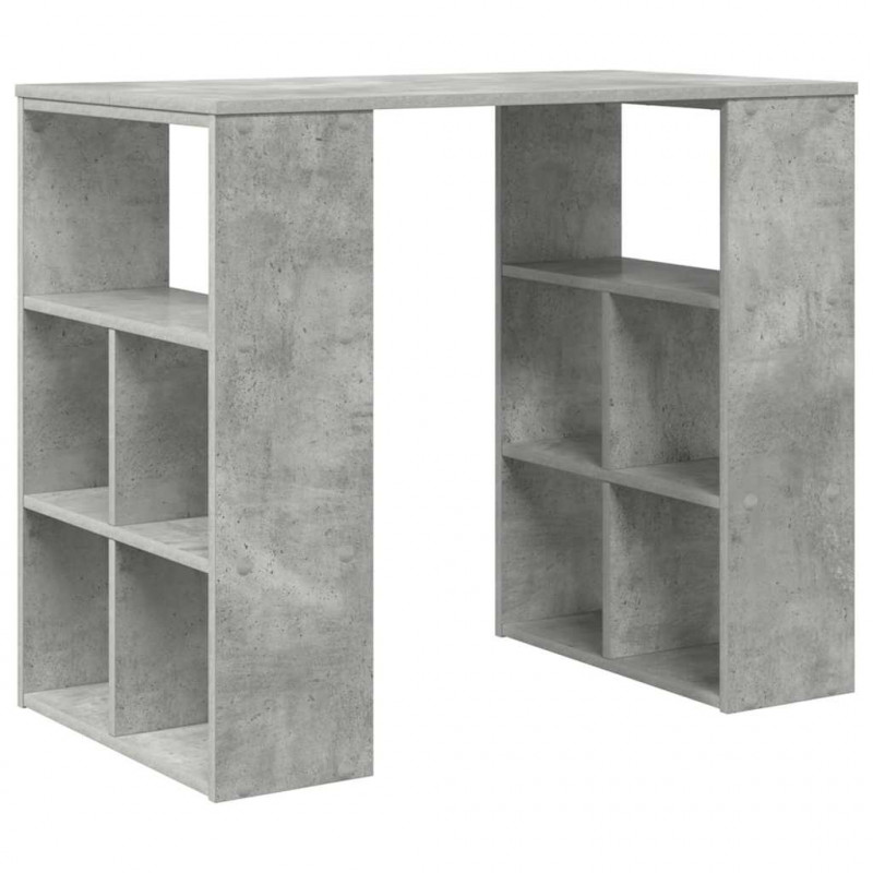 Biurko Betonowy szary 90 x 50 x 75 cm Materiał drewnopochodny