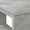 Biurko Betonowy szary 90 x 50 x 75 cm Materiał drewnopochodny