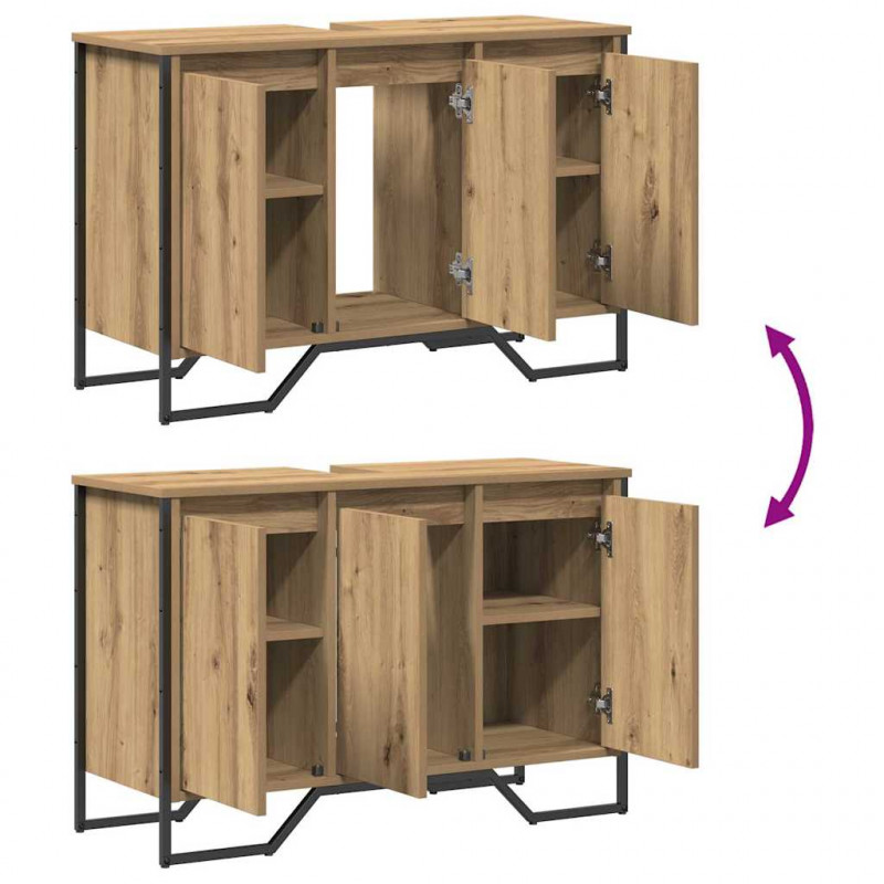 Szafka pod zlew Inny Dąb rzemieślniczy 91 x 35 x 60 cm