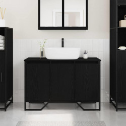 Szafka pod zlew Inny z drzwiami Czarny Dąb 91 x 35 x 60 cm
