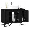 Szafka pod zlew Inny z drzwiami Czarny Dąb 91 x 35 x 60 cm