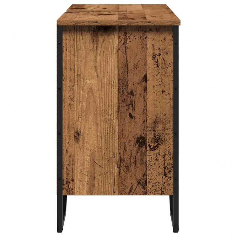 Szafka pod umywalkę z półką Stare drewno 91 x 35 x 60 cm