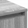 Komoda LED Szary Sonoma 90 x 32 x 75 cm Materiał drewnopochodny