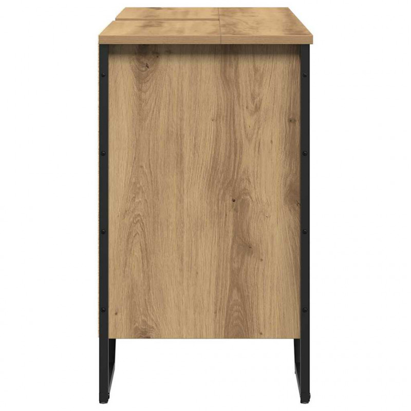 Szafka pod umywalkę z półką Dąb rzemieślniczy 91 x 35 x 60 cm
