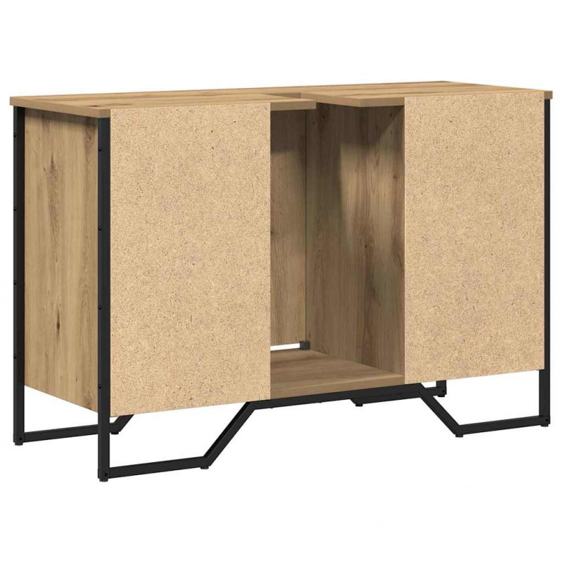 Szafka pod umywalkę z półką Dąb rzemieślniczy 91 x 35 x 60 cm