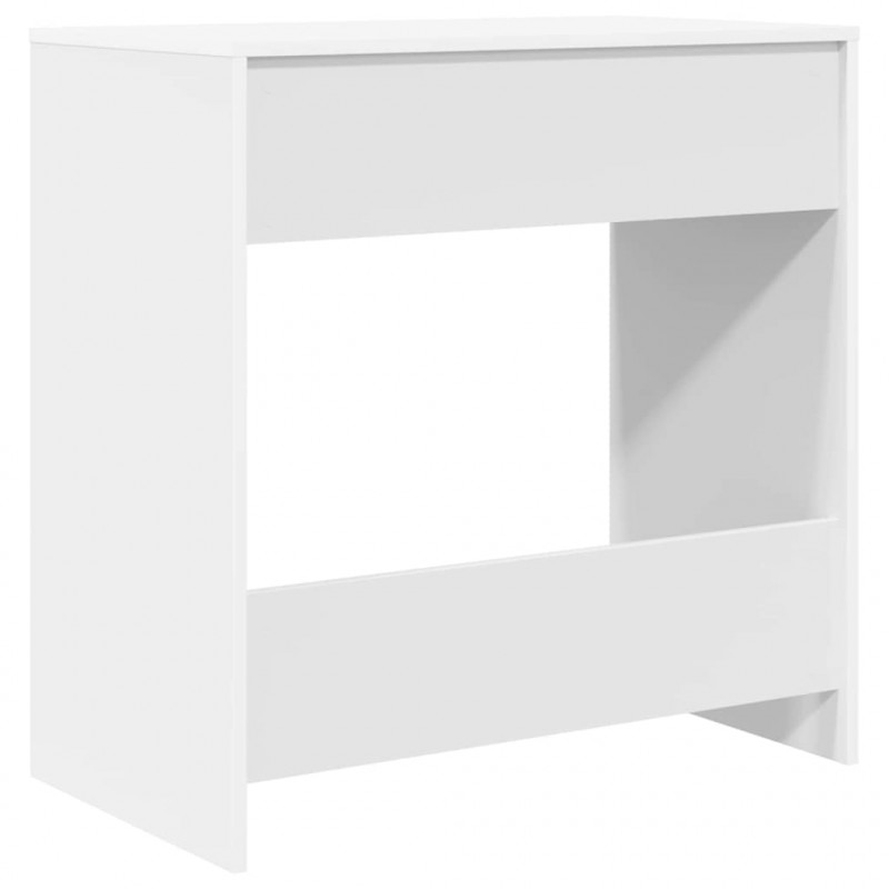 Biurko Biały 77,5 x 43 x 79 cm Materiał drewnopochodny