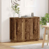 Komoda LED Stare drewno 90 x 32 x 75 cm Materiał drewnopochodny