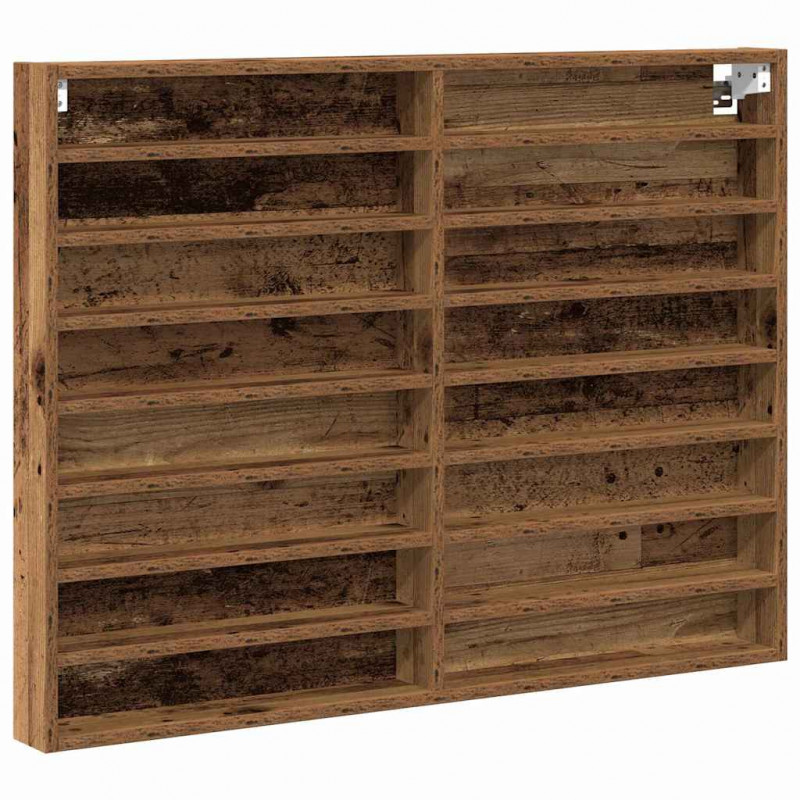 Witryna Stare drewno 100 x 8,5 x 75 cm Materiał drewnopochodny
