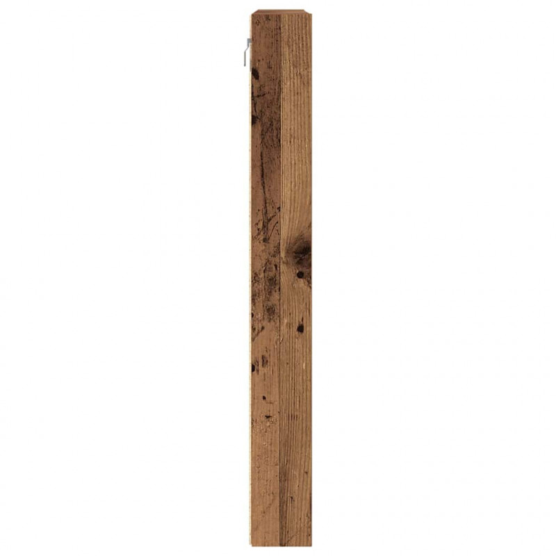 Witryna Stare drewno 100 x 8,5 x 75 cm Materiał drewnopochodny