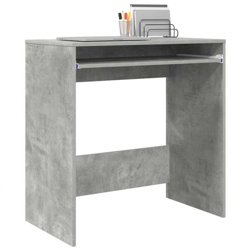 Biurko Betonowy szary 77,5 x 43 x 79 cm Materiał drewnopochodny