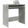 Biurko Betonowy szary 77,5 x 43 x 79 cm Materiał drewnopochodny