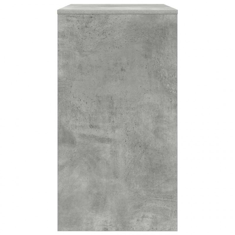 Biurko Betonowy szary 77,5 x 43 x 79 cm Materiał drewnopochodny