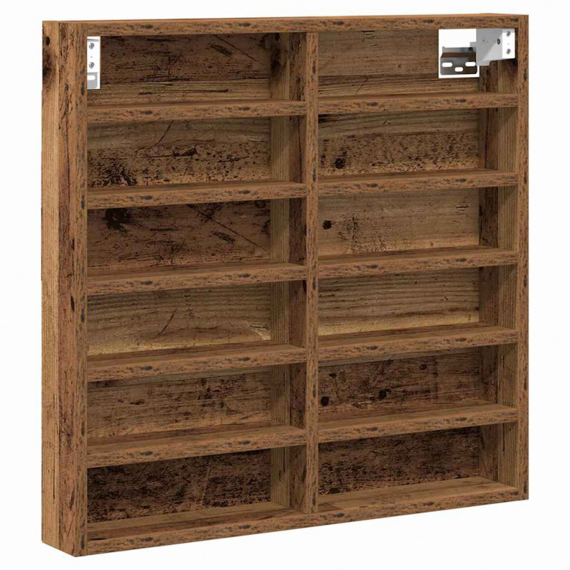 Witryna Stare drewno 60 x 8,5 x 58 cm Materiał drewnopochodny