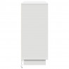Komoda LED Biały 90 x 32 x 75 cm Materiał drewnopochodny