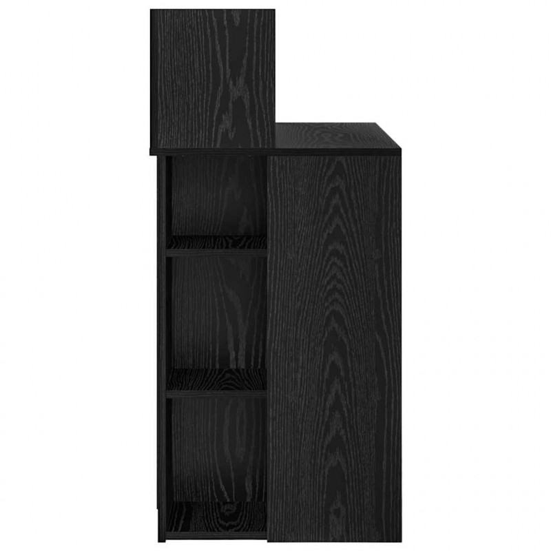 Biurko Czarny Dąb 90 x 48 x 101,5 cm Materiał drewnopochodny