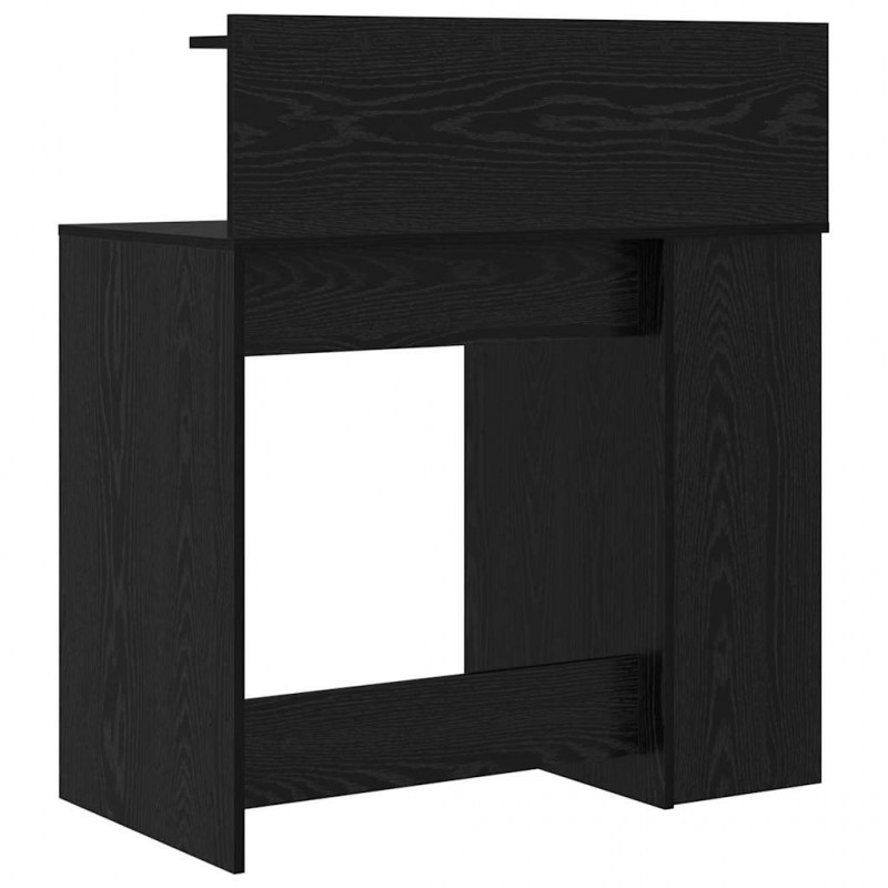 Biurko Czarny Dąb 90 x 48 x 101,5 cm Materiał drewnopochodny