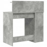 Biurko z półką Betonowy szary 90 x 48 x 101,5 cm
