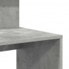 Biurko z półką Betonowy szary 90 x 48 x 101,5 cm