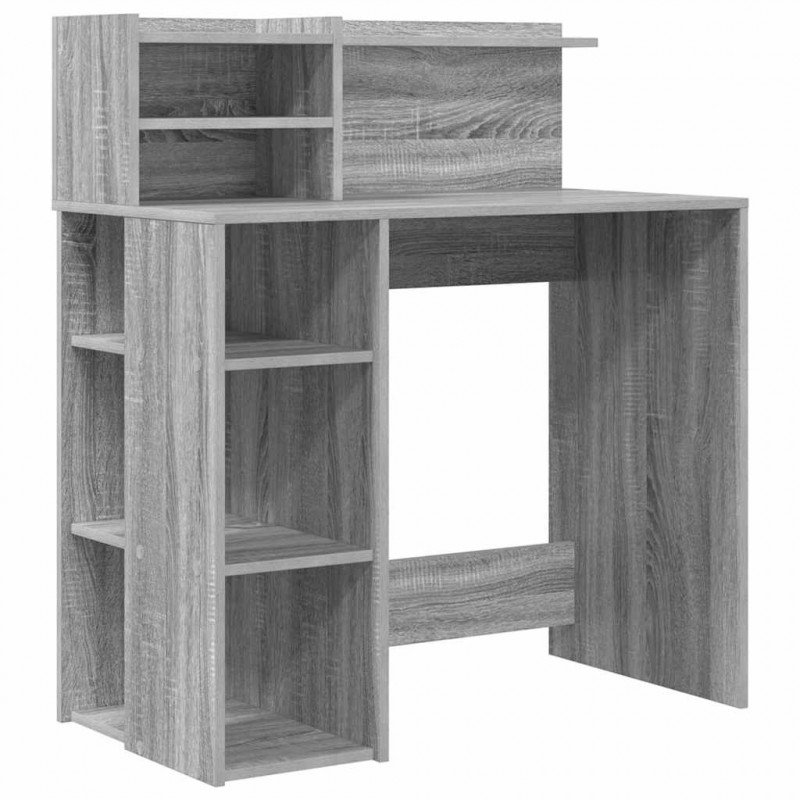 Biurko Szary Sonoma 90 x 48 x 101,5 cm Materiał drewnopochodny
